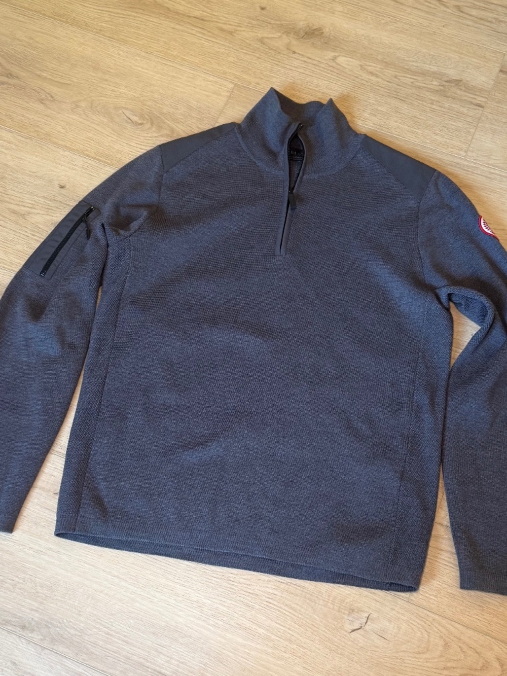 Canada Goose Quarter-Zip Knit Sweater